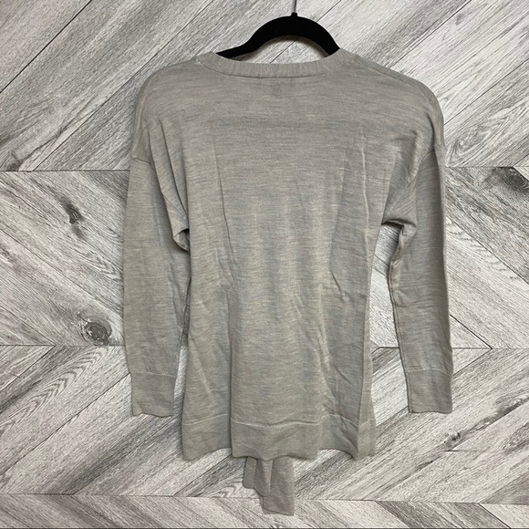 Ann Taylor | Merino Wool Tie Waist Sweater Size SP - Picture 6 of 8